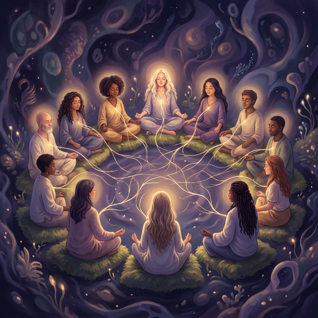 Mindfulness Encounter Group Illustration